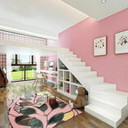 practicalWs Pink Self-Adhesive Wallpaper Film Stick Paper Easy to Apply 15.7'' - Image 3