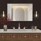 Brown Peel and Stick Self Adhesive Wallpaper - Image 6