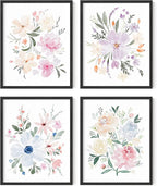 HAUS AND HUES Bouquet Set Art Print Set of 4 16x20 by HausandHuesArtPrints