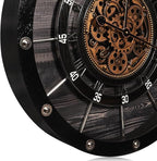 HOIBAI Wall Clock, 27 Inch Moving Gears Clock Large Wall Clock - Image 4