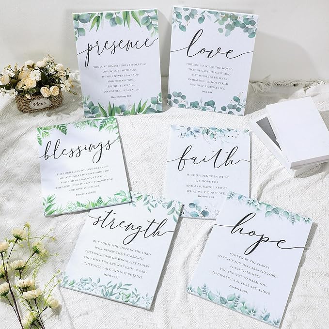 Sacubee 6 Pack Acoustic Christian Art Panels 12" x 16" Faith Hope Love - Image 4