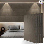 KASARO PU 3D Faux Stone Wall Panels, Cement Texture Accent by KASARO