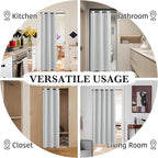 RYB HOME White 100% Blackout Curtains - Image 5