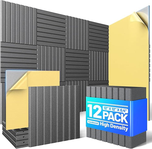 12 Pack Sound Proof Foam Panels by Unknown
