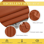 NICETOWN Blackout Burnt Orange Curtain 54 inches Long - Image 4