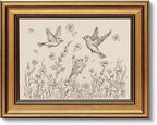 VIYYIEA Vintage Gold Framed Wall Art by VIYYIEAART