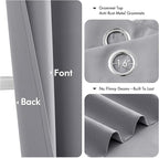 MIULEE Blackout Curtains for Bedroom Living Room 2 Panels, Thermal Insulated - Image 4