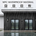 WPC Slat Wall Panels 8 Pack 96" x 6", Waterproof Fluted Wall Paneling, Accent - Image 3