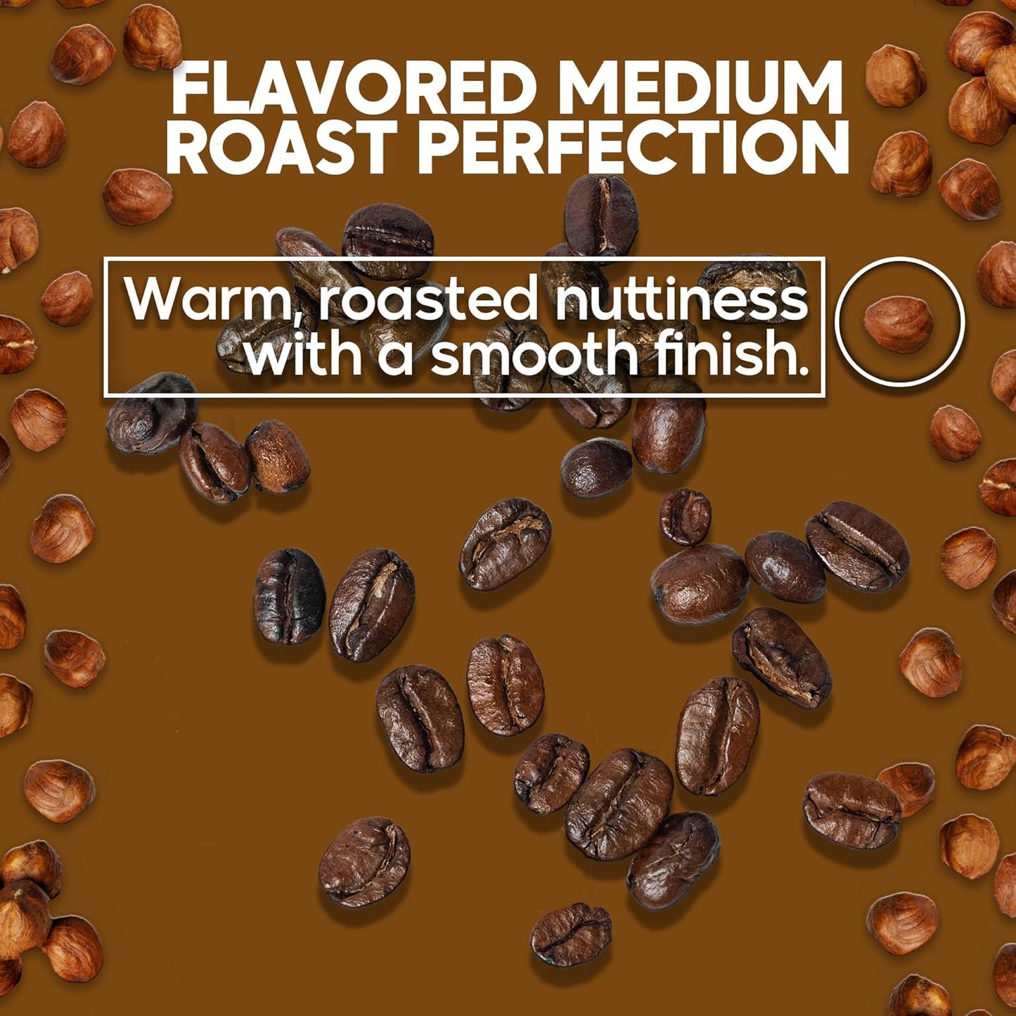 Sarasota K-Cup Coffee Pods | Medium Roast Flavored Coffee | Hazelnut | Single Serve for Keurig Brewers | Gourmet, Low Acid, Mold Free | 24 Count