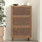 Amiya Grasscloth Brown Wallpaper 17.3"x120" Peel and Stick Faux Fabric Linen - Image 3