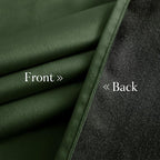 NICETOWN Olive Green Velvet Blackout Curtains 98 inch Long - Image 6