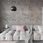 Wall Paper Peel and Stick Modern Grey Concrete Textured Wallpaper Extra Wide by BAYYAPeelandStickWallpaper