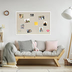 DAHAPYBOO Cork Board with Linen White 2Pack, Bulletin Board 36"x24" Hanging - Image 4