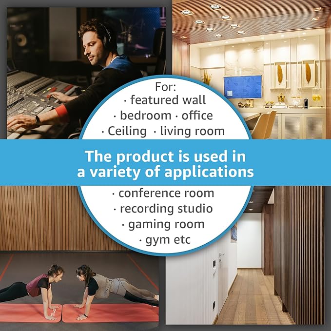 Art3d 2-Pack 48" x 24" Acoustic Wood Panels - Image 8