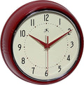 Infinity Instruments LTD. Retro 9 inch Silent Sweep Non-Ticking Mid Century by InfinityInstruments