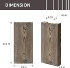 Wood Wall Planter Set of 2, Wood Wall Pocket - Image 5