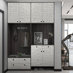 Gray Wallpaper Peel and Stick 15.75x196.85inch Contact Paper Grasscloth - Image 4