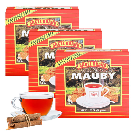 Angel Brand Mauby Bark Tea Bags 20 Pack of 3 – Herbal Mauby Tea for Digestion &