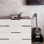 White Wood Contact Paper for Cabinets/Drawers Wood Grain Peel and Stick - Image 2