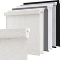 SUNOFF No Drill Tools Cordless Blackout Roller Shades Blinds by SUNOFF