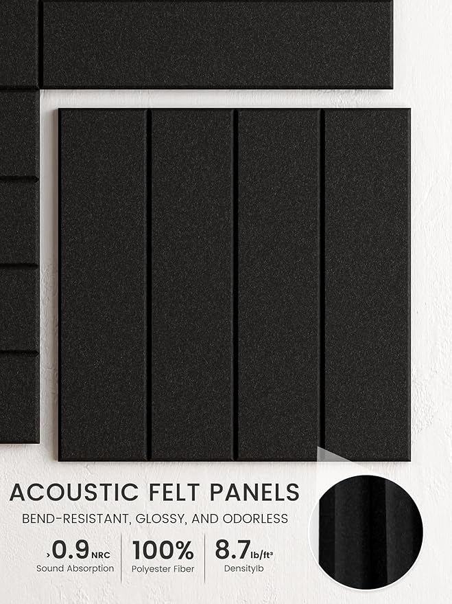 Bumusty Large Cork Board Alternative-48 x 36" Felt Bulletin Board Tiles - Image 3