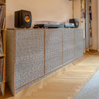 WADILE Grasscloth Peel and Stick Wallpaper 15.7in x 78.7in, Textured Contact - Image 2