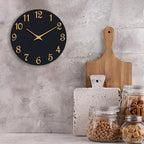 Roymnie Wall Clock, 10 Inch Modern Wall Clocks Battery Operated, Silent Non - Image 3
