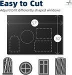 NIGHTON Portable Blackout Curtains 30"×59", Strong Hook and Loop Tape Strips - Image 5