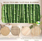 Juexica 3 Pcs Natural Bamboo Wall Panel - Image 3