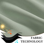 RYB HOME 100% Blackout Basement Curtains 36 inches Long, Heat & UV Blocking - Image 7
