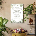 HIWX Christian Inspirational Wall Decor, Be Strong and Courageous Bible Verses - Image 6