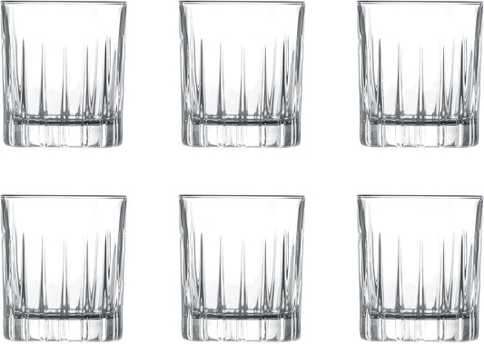 Barski Shot Glass - Set of 6 - Glasses - Crystal Glass - Beautifully Designed - Use it for - Shot - Vodka - Liquor - Cordial - Each Glass is 2.6 oz Made in Europe