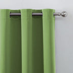LEMOMO Light Green Thermal Blackout Curtains/52 x 95 Inch/Set of 2 Panels Room - Image 7