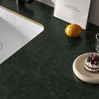 Abyssaly Dark Green Peel and Stick Wallpaper - Image 7