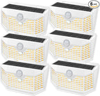 HMCITY 120 LED Solar Lights Outdoor by LightingUpYourLife
