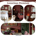 Dimoon 394"x17.7" Peel and Stick Wallpaper Dark Red Contact Paper - Image 4