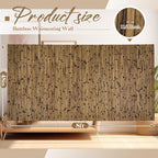 Juexica 1 Pcs Natural Bamboo Wall Panel - Image 2