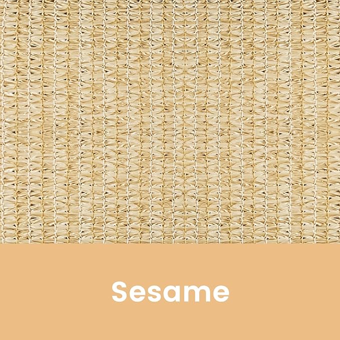 8'W x 6'H Sesame Patio Shades Roll up Outdoor Roller Shade Crank Wand Blind - Image 9
