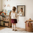 Retro Copper Effect Framed Wall Mirror, 16x20 Rectangle Mirror, - Image 3