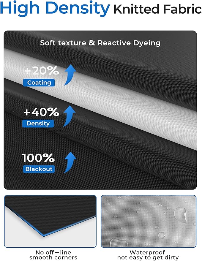 Sumobaby Blackout Curtains for Bedroom Portable 32"x36", No Drill Blackout - Image 7