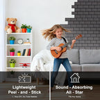 WoveN SounD Brick Acoustic Wall Panels, 16 Pack 16x12 Inch, PVC Wood Grain - Image 4