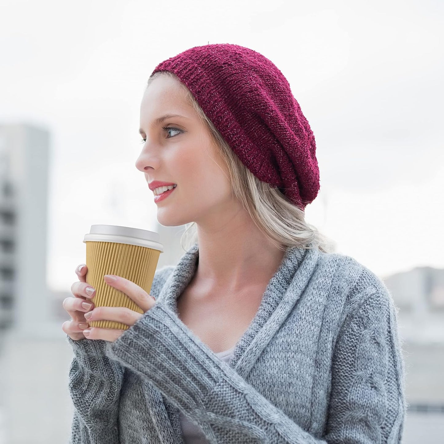 NYHI 100 8 oz Ripple Kraft Paper Cups Brown Hot Cold with Lids 3 Layer Rippled Small Insulated Disposable Coffee Cups for Cappuccino Hot Cocoa or Iced Drinks