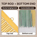 Vietbud Décor Summer Vibe Bamboo Beaded Curtains - Image 5