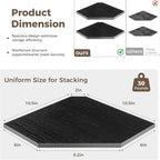 Corner Shelves 4-Pack for Bathroom & Kitchen, Space-Saving Floating Corner Wall - Image 5