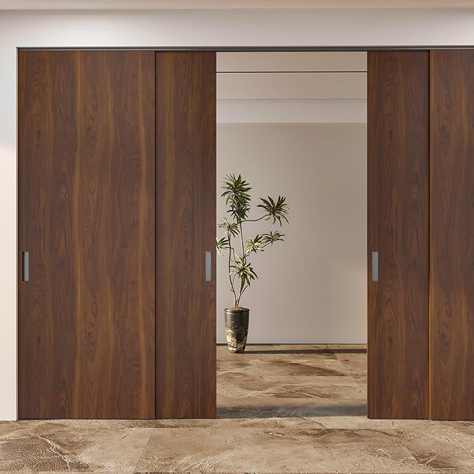 BOMENG Walnut Wood Contact Paper 16x354 inch Dark Brown Wood Wallpaper Peel and - Image 7