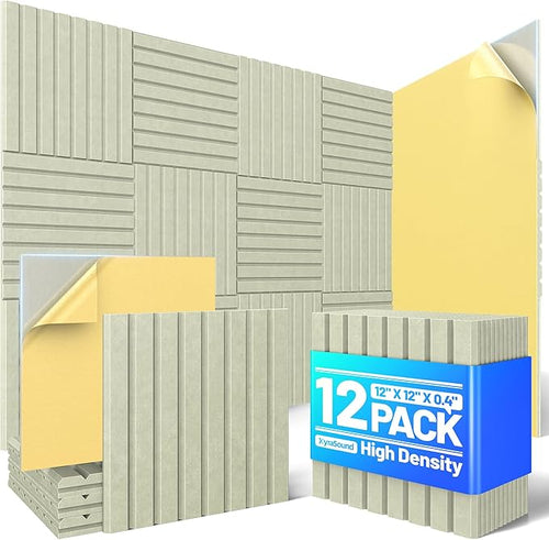 12 Pack Sound Proof Foam Panels by Unknown