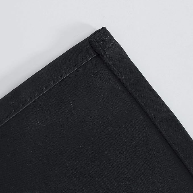 LEMOMO Black Thermal Blackout Curtains/52 x 45 Inch/Set of 2 Panels Room - Image 8