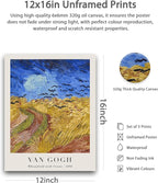 HesenDot Unframed Vincent Van Gogh Wall Art Prints Set of 3, 12x16in Classic - Image 2