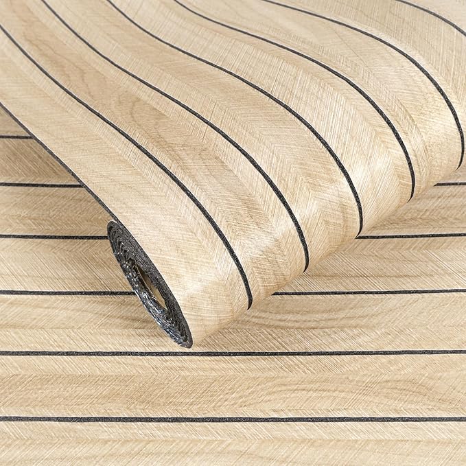 VEELIKE White Oak Wood Wall Panels Peel and Stick Foam Slat Wall Panel by VEELIKE