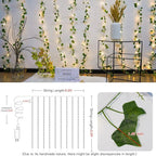 suddus 300 LED Vines with Lights Plug in, 9.8ft x 9.8ft Fairy Lights with Vines - Image 5